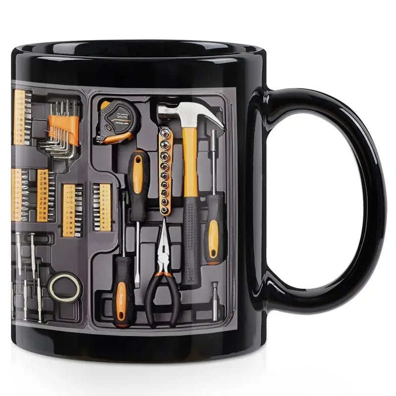 🔨Hot Sale 49% Off🔨Funny Coffee Mug – Toolbox Set for Mechanics