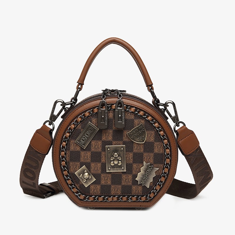 Imsgurus💓vintage bear badge print bags