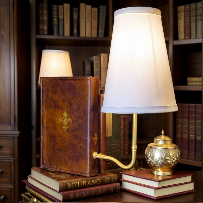 Imsgurus🔥Classic Literature Lamp – Illuminate Your Space with Timeless Elegance
