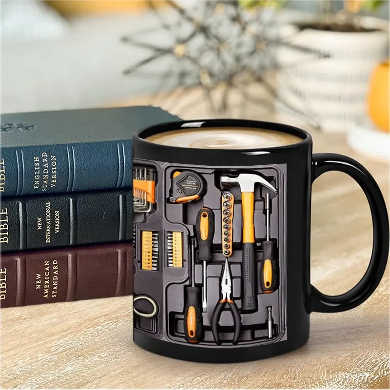 🔨Hot Sale 49% Off🔨Funny Coffee Mug – Toolbox Set for Mechanics