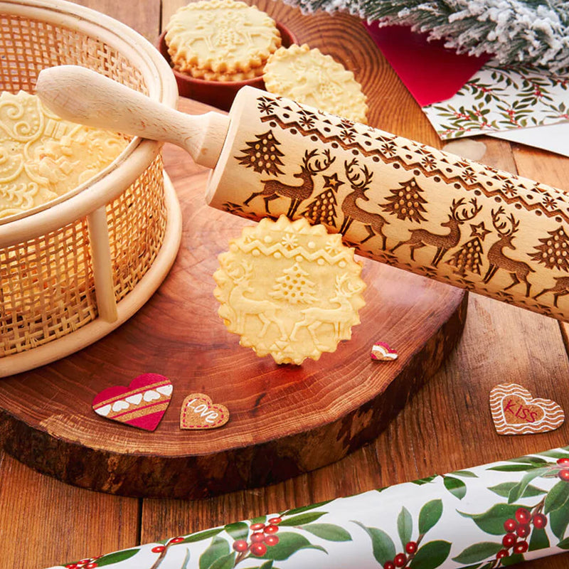 Imsgurus🔥Christmas Wooden Rolling Pins