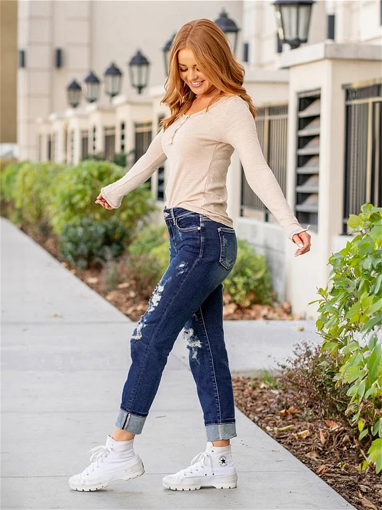 Imsgurus💓Savannah - Stretch Jeans