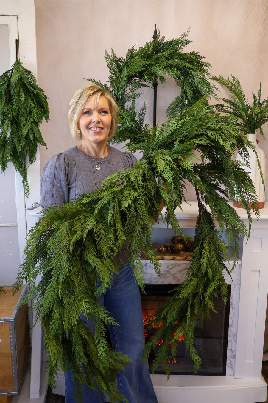 Imsgurus🔥Deluxe Norfolk Pine Garland